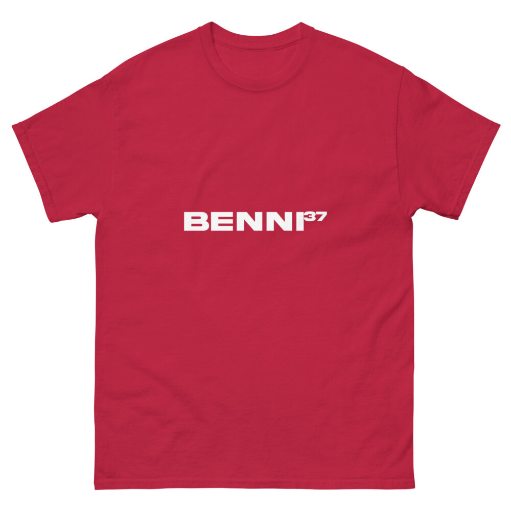 Benni37 Logo weiss Unisex T-Shirt – Bild 7