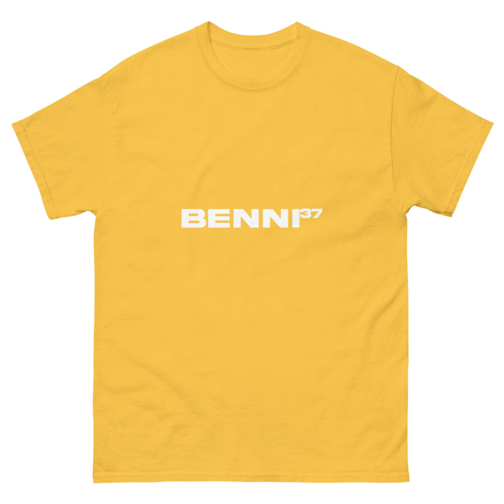 Benni37 Logo weiss Unisex T-Shirt – Bild 14