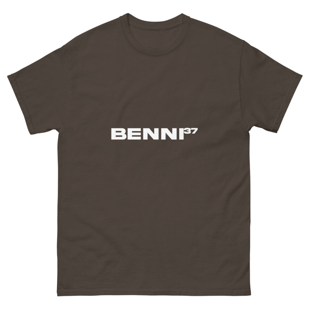 Benni37 Logo weiss Unisex T-Shirt – Bild 6
