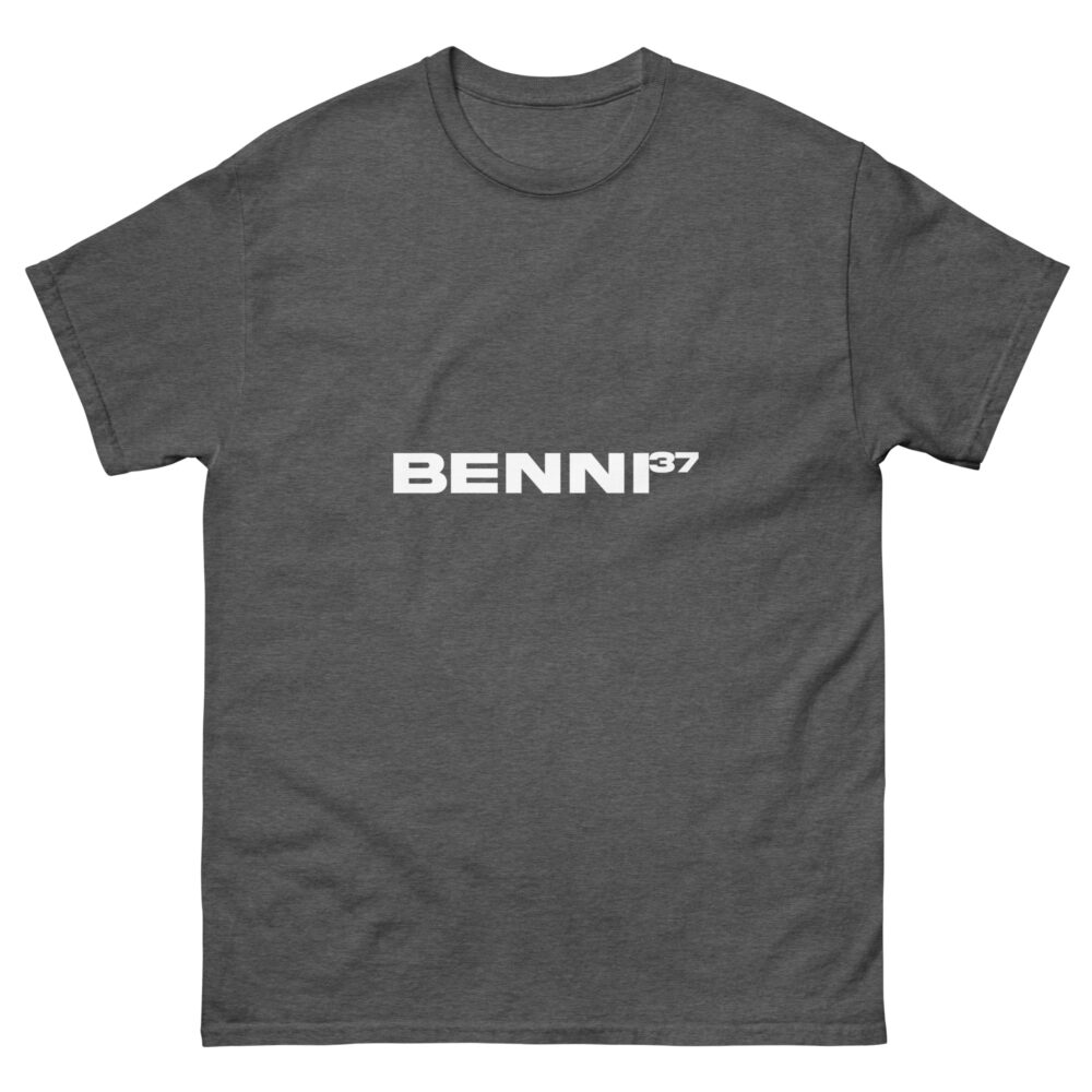 Benni37 Logo weiss Unisex T-Shirt – Bild 9