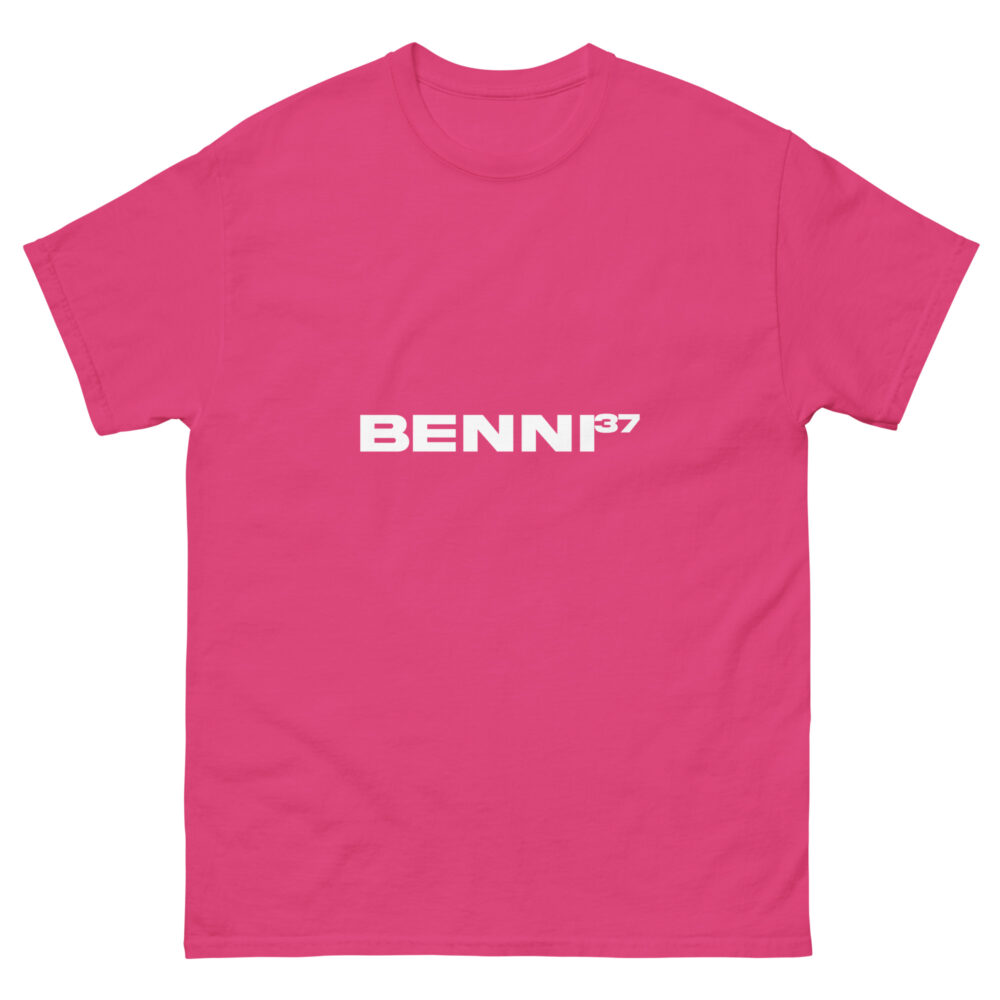 Benni37 Logo weiss Unisex T-Shirt – Bild 11