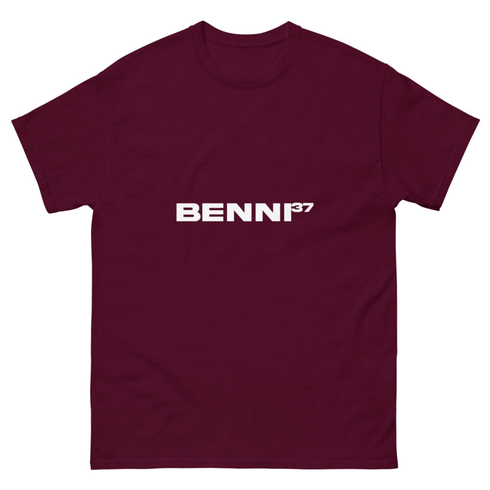 Benni37 Logo weiss Unisex T-Shirt