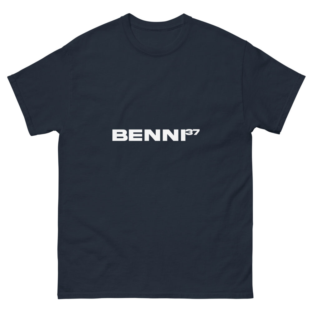 Benni37 Logo weiss Unisex T-Shirt – Bild 3