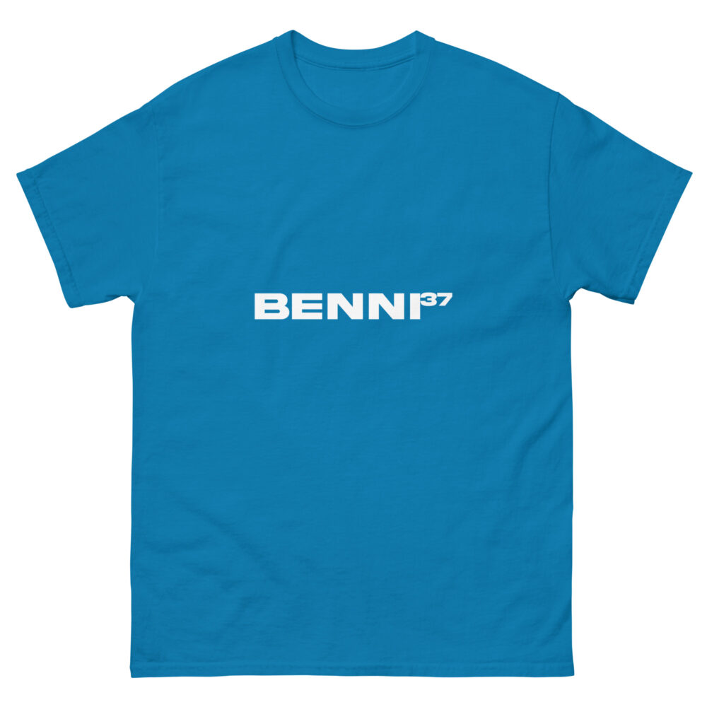 Benni37 Logo weiss Unisex T-Shirt – Bild 10